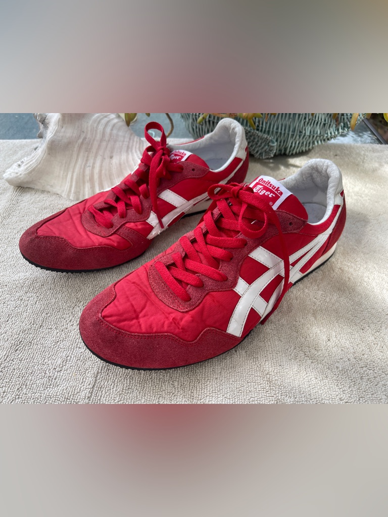 Onitsuka Tiger By Asics Men’s Red And White Sneakers Japanese Streetwear Classic
